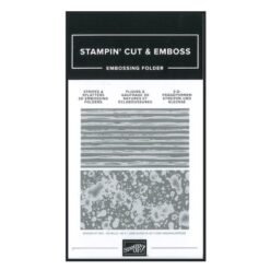 Stripes & Splatters </br> 3D Embossing Folder