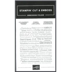 Lets Celebrate</br>Embossing Folder